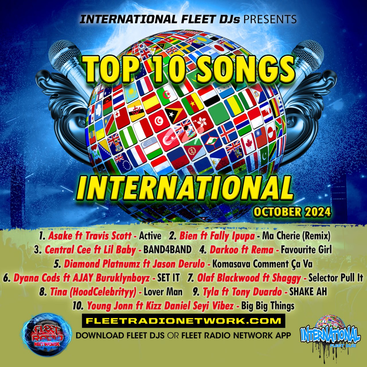 Fleet Djs International Top 10 October