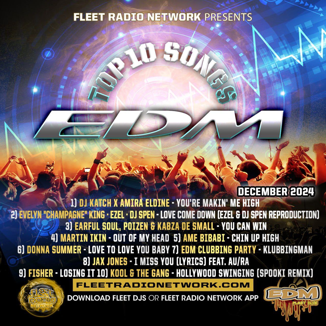 FLEET DJ’S EDM DIVISION TOP 10 DEC