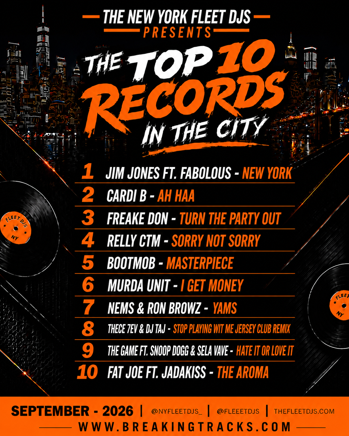 N.Y Top 10 – September 2026