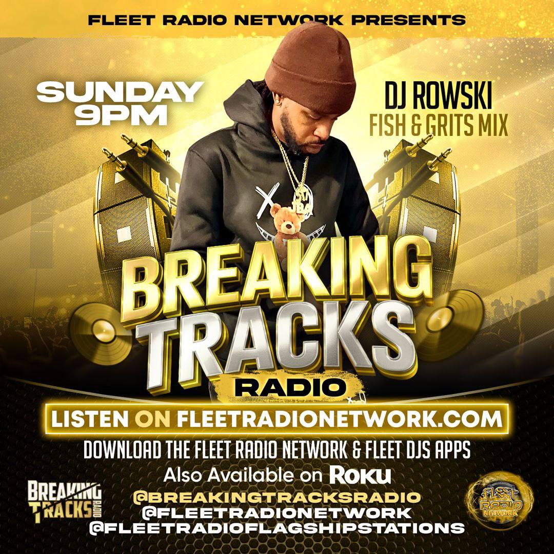 DJ Rowski Sunday 9 PM on Breaking Tracks Radio