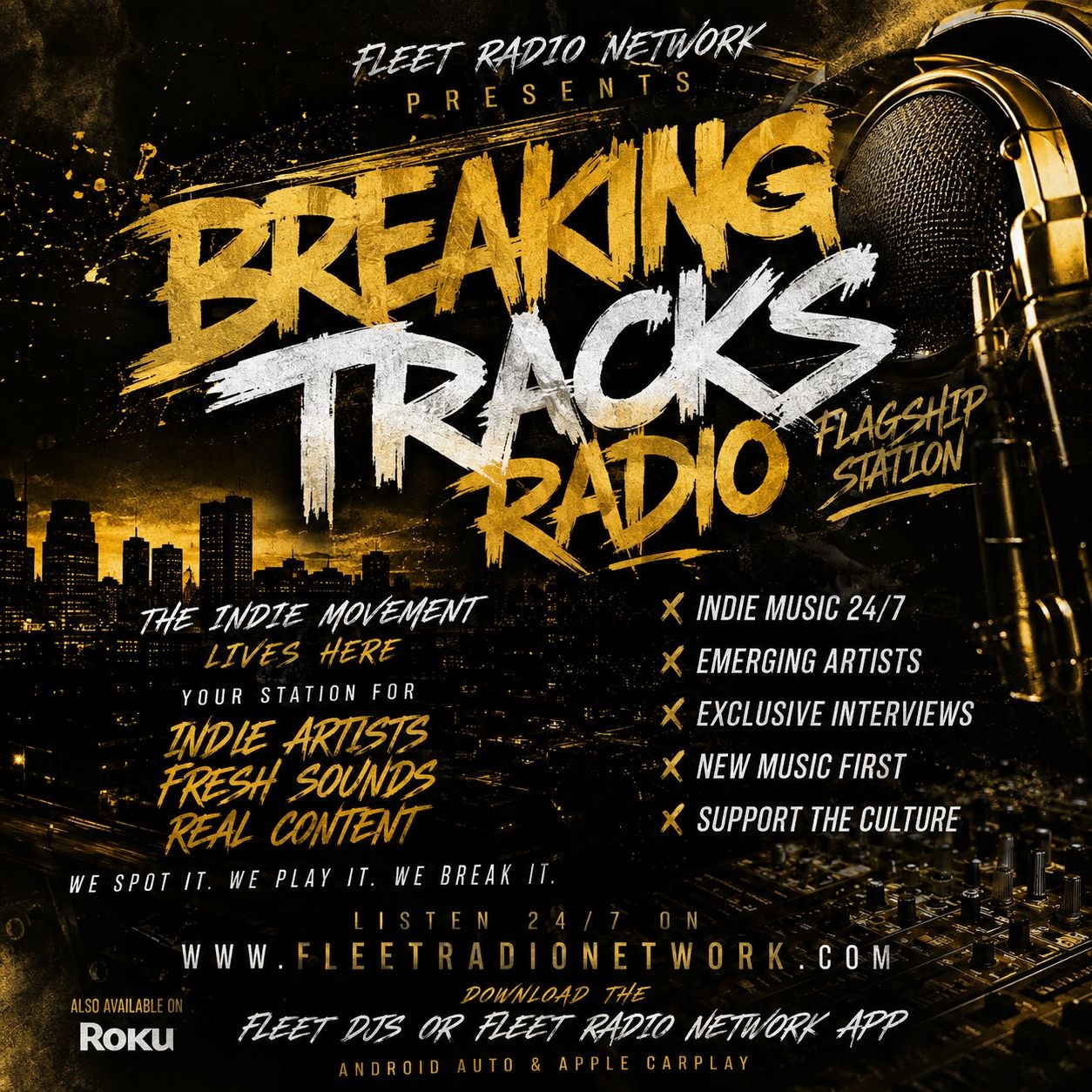 Breaking Tracks Radio flagship station