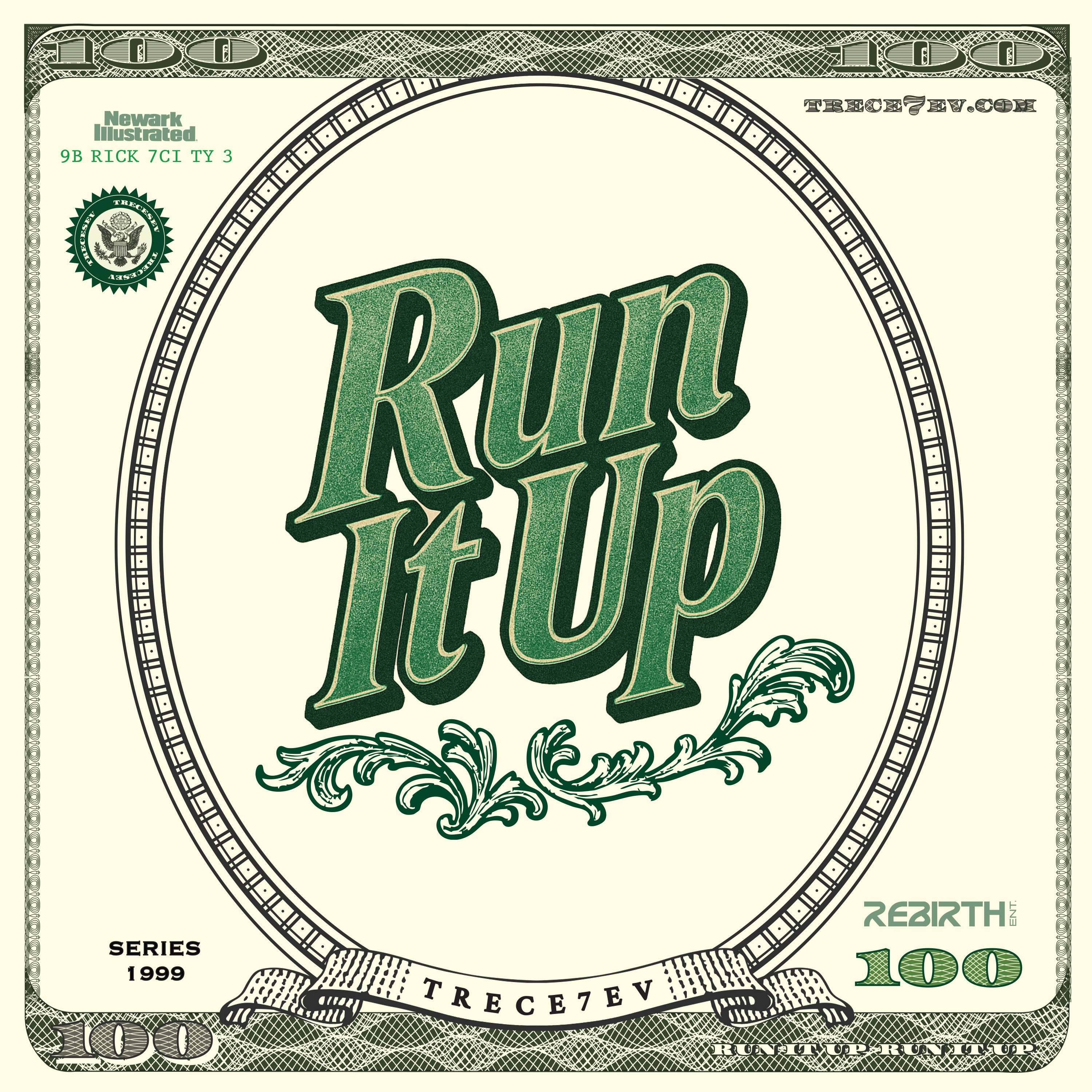 Trece 7ev Run It Up cover art